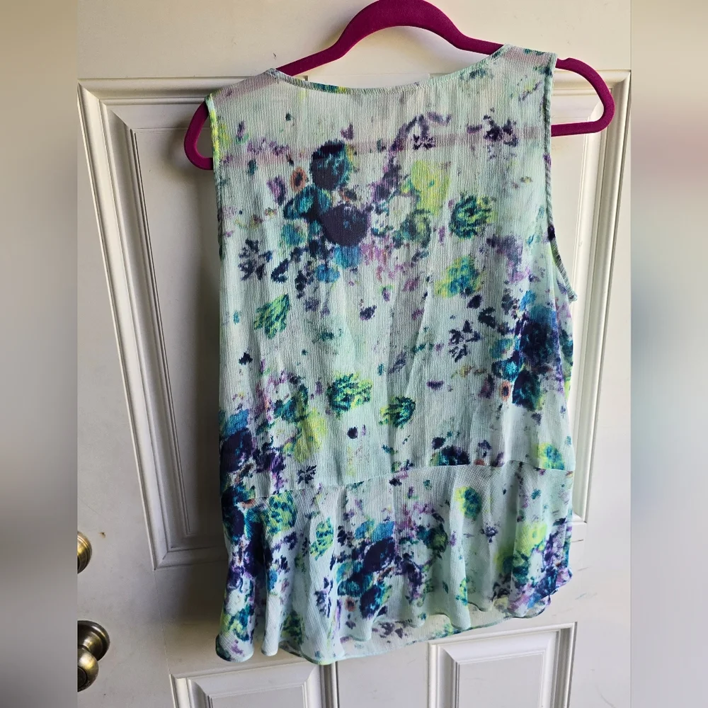 Daisy Fuentes Multicolor Ruffle Blouse - Picture 4 of 4